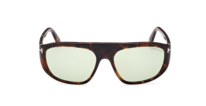 Tom Ford Edward-02 TF1002 Dark Havana/Green #colour_dark-havana-green