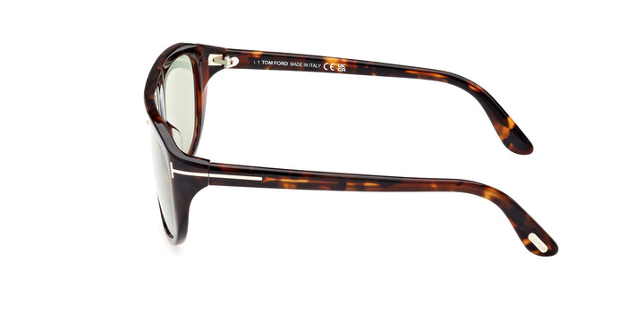 Tom Ford Edward-02 TF1002 Dark Havana/Green #colour_dark-havana-green