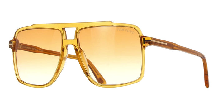 Tom Ford Kemp TF1177 #colour_shiny yellow crystal/brown gradient