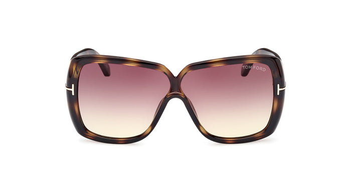 Tom Ford Marilyn TF1037 Dark Havana/Violet Mirror Gradient #colour_dark-havana-violet-mirror-gradient