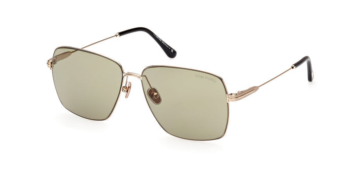 Tom Ford Pierre-02 TF0994 Shiny Rose Gold/Green #colour_shiny-rose-gold-green