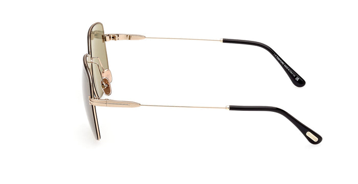 Tom Ford Pierre-02 TF0994 Shiny Rose Gold/Green #colour_shiny-rose-gold-green