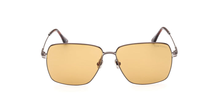 Tom Ford Pierre-02 TF0994 Shiny Gunmetal/Brown #colour_shiny-gunmetal-brown