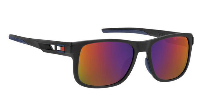 Tommy Hilfiger TH1913/S Matte Black/Blue Mirror #colour_matte-black-blue-mirror