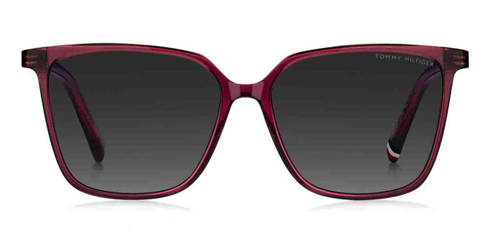Tommy Hilfiger TH2292/S Burgundy/Dark Grey Gradient #colour_burgundy-dark-grey-gradient