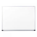 Universal Dry Erase Board, Melamine, 48 x 36, Satin-Finished Aluminum Frame (43624)