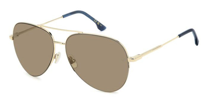 Gold with Blue/Brown / 62