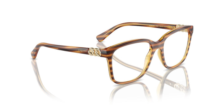 Vogue Eyewear VO5574B Striped Dark Havana #colour_striped-dark-havana