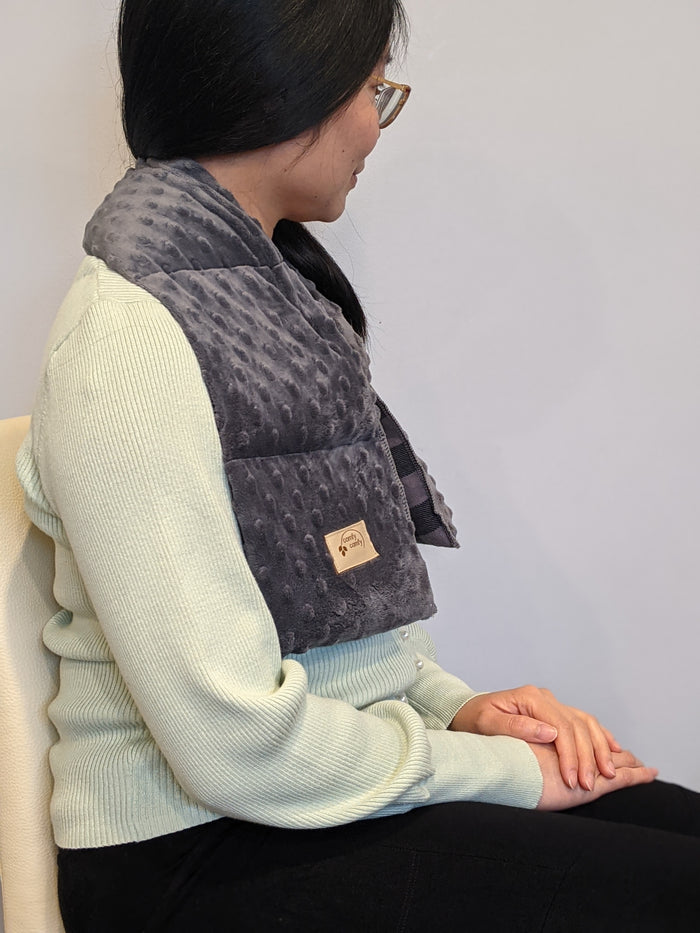 Weighted Therapy Wrap (hot/cold) - Organic Flaxseed (Double-Sided)