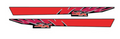 Yamaha 1993 Exciter II SX Tunnel Decals
