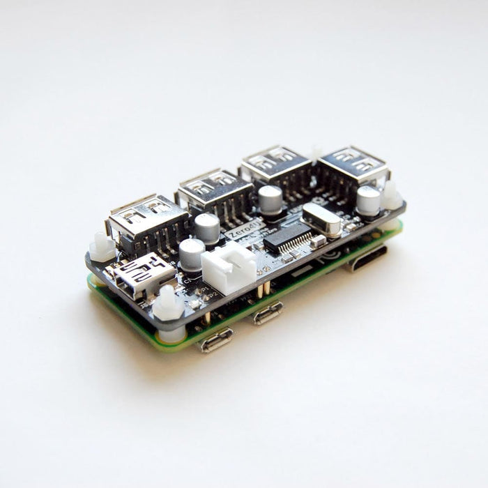 Zero4U 4-Port USB Hub for Pi Zero W by UUGear - The Pi Hut